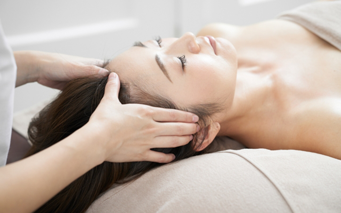 炭酸ヘッドスパ